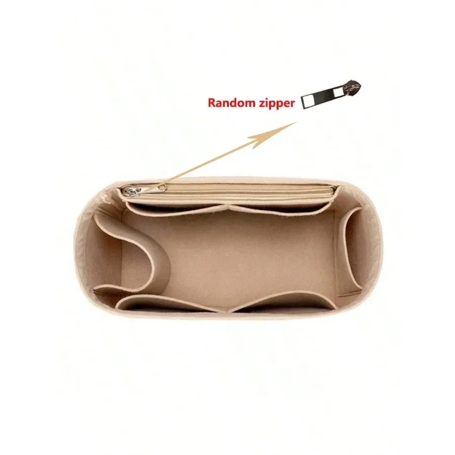 Bag Organizer Felt Purse Insert Women’s Makeup Storage Tote Divider Cosmetic Shaper - view 5