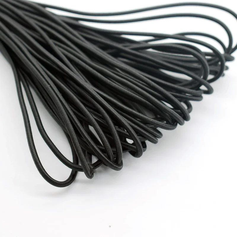3/4/5/6 mm elastisches Seil, Gummigürtel, Bungee-Schnüre, starkes Gummiband, Nähen, Kleidungsstück, Basteln für DIY-Nähzubehör