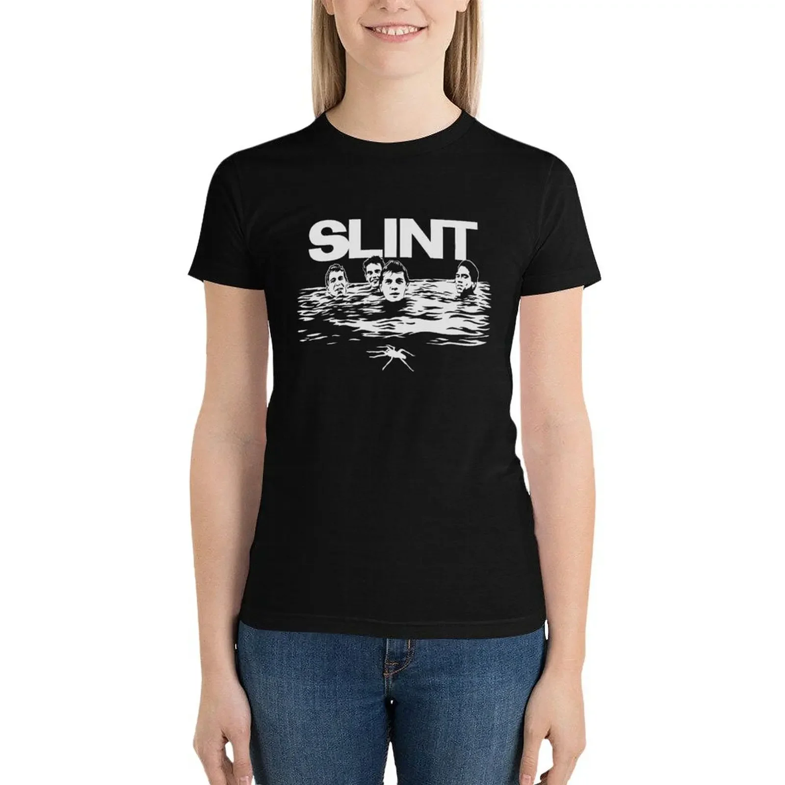 

Slint Spiderland T-Shirt graphics funny summer top cute clothes black t shirts for Women