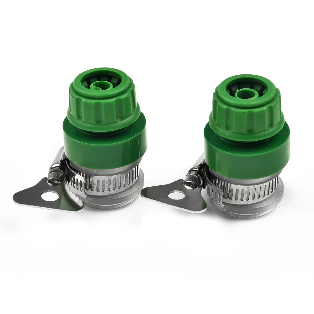 

Stainless Steel Faucet Connector Tap To Garden Hose Pipe Tool 2pcs Accessories Adjustable Connector Mixer Kitchen Tap