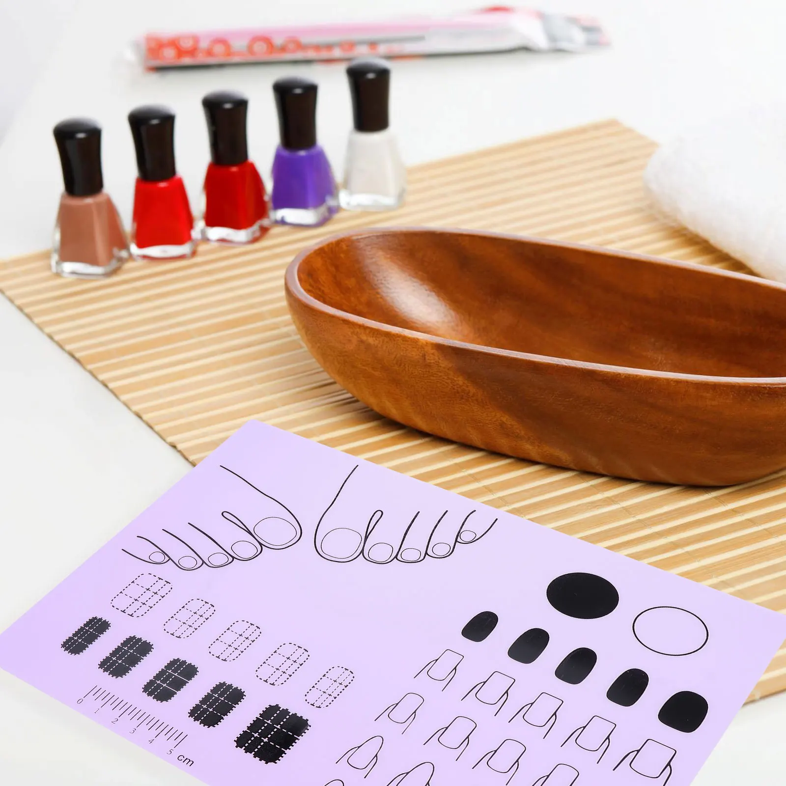 

Silicone Manicure Pad Acrylic Nail Art Mat for Resin Practice DIY Tools Create Various Nails Stamping Finger Gel