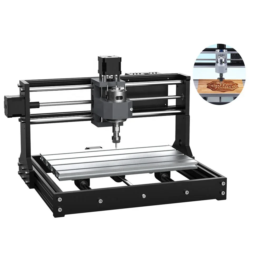 Hot Sale 3018 Pro CNC Wood Carving Machine 300X180 Router Milling Machine With 3D Cnc 3 Axis 3 In 1 Laser Engraving Machine