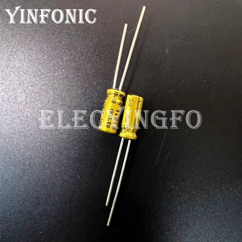 10 Stück/100 Stück Nichicon 50V3.3UF FG (Feingold) Serie 5x11mm Kupferfüße Audio-Elektrolytkondensatoren