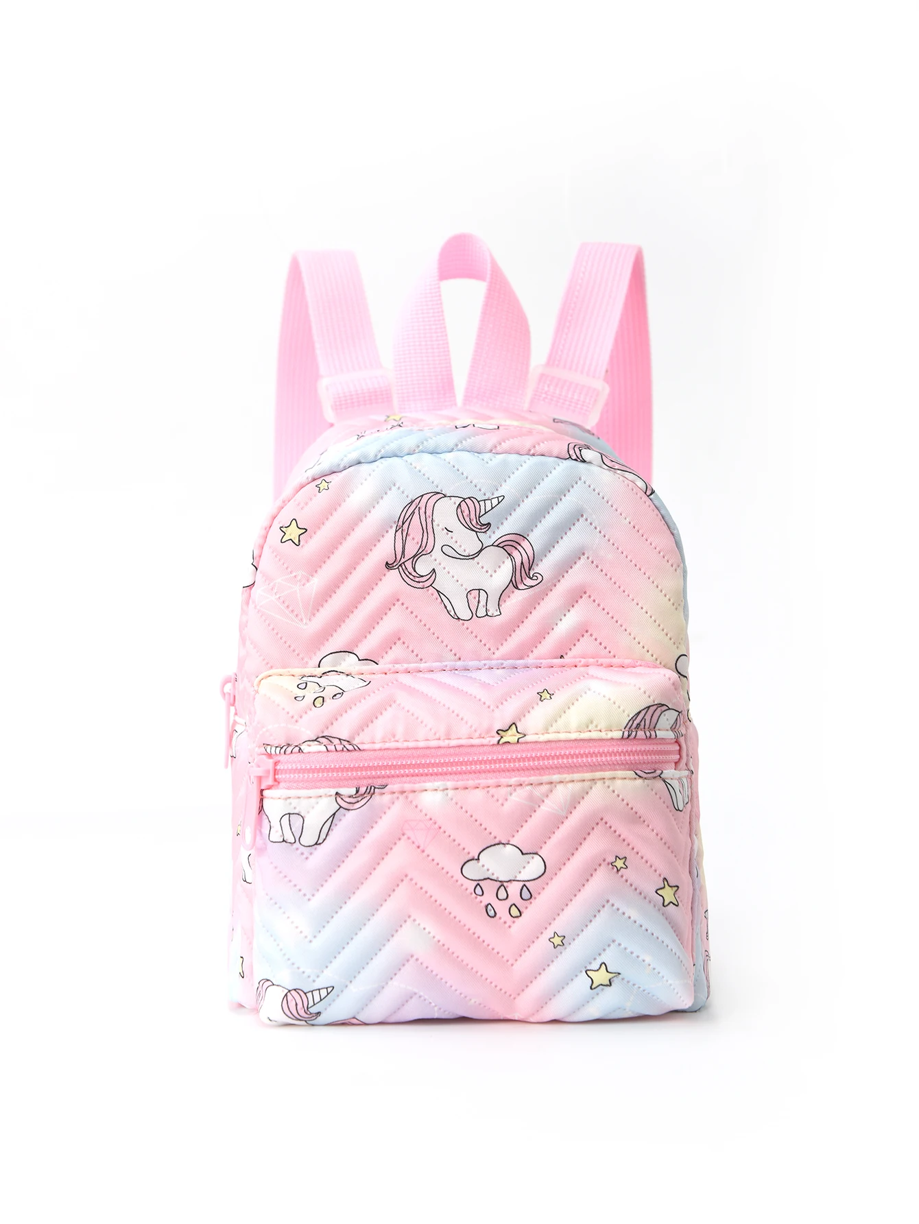 1pc Cute Cartoon Unicorn Print Children\'S Backpack, Suitable For Girls, Students, Outdoor Travel, School, Holiday Gifts