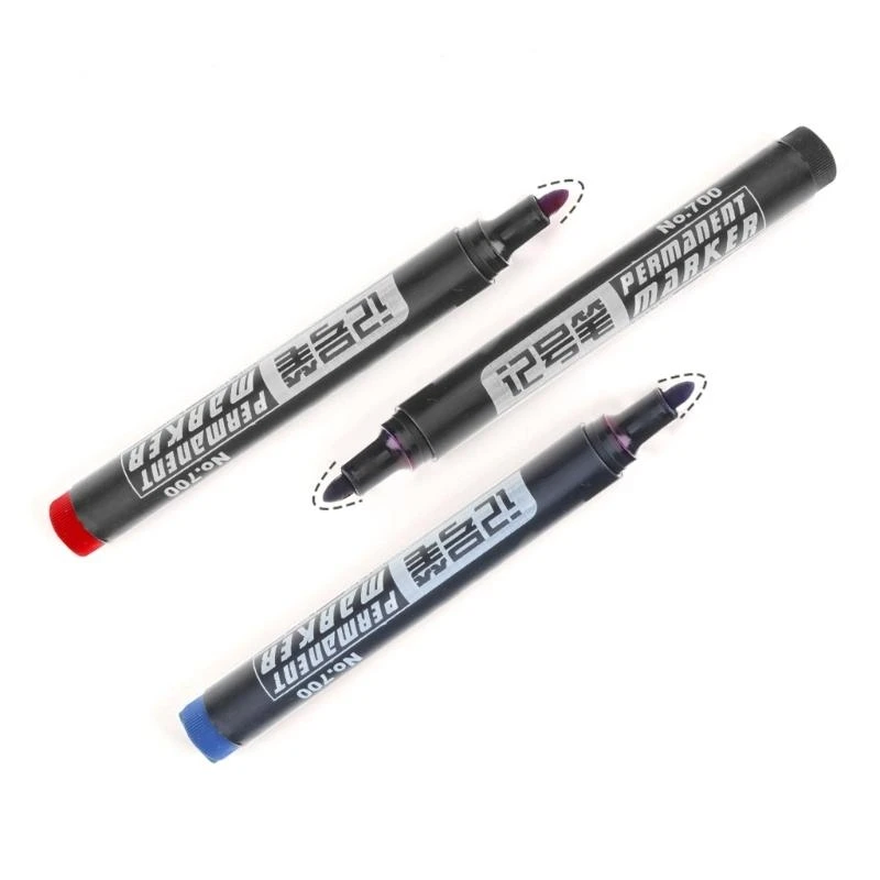 5asd 1/5/10 Pcs Oil-Based Marker Pen Waterproof Paint Pen Quick-Drying Paint Markers School Supplies
