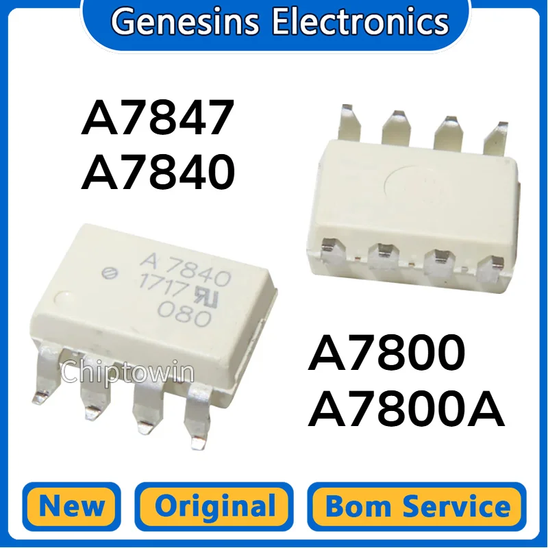 5/50/500 pcs A7800 HCPL-7800A A7847 A7800A A7840 HCPL-7840 chip WN7