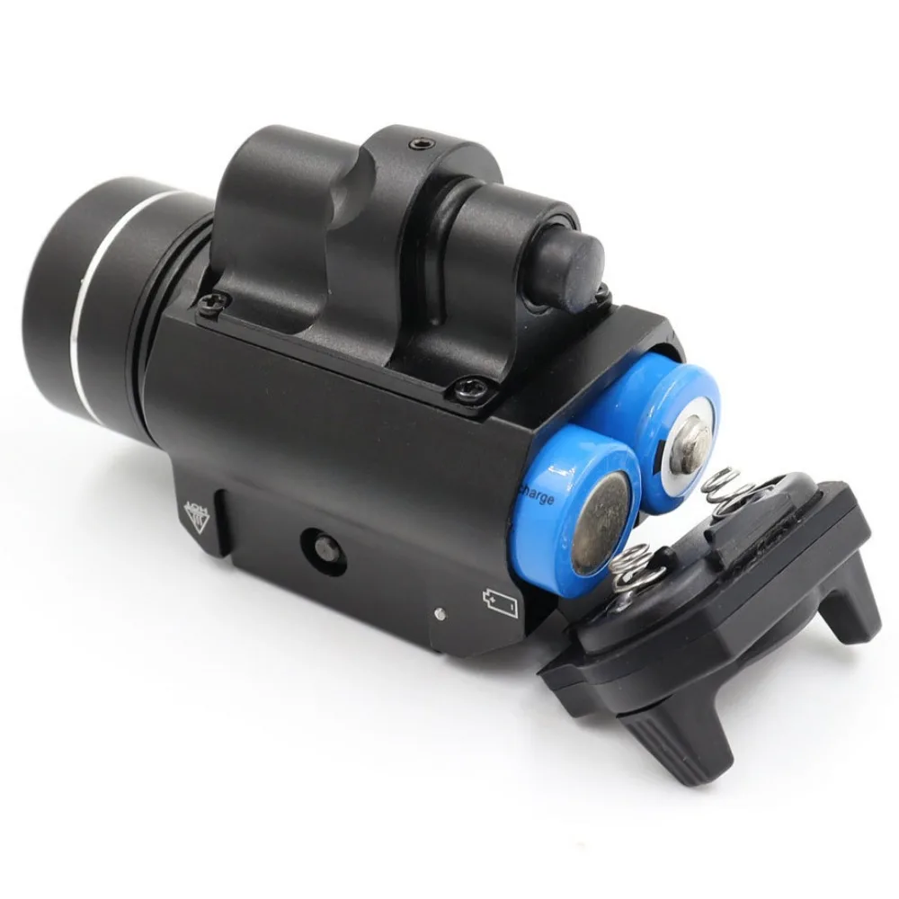 Lampe de poche tactique suspendue à LED, 800Lumens, pistolet de poing à dégagement rapide, arme puissante, lumière de chasse en plein air, Rail de 20mm