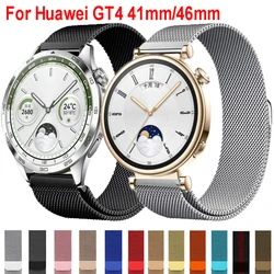 Milanese Loop Band For Huawei Watch GT 4 41mm 46mm Metal Bracelet Stainless Steel Strap For Huawei GT4 46mm 41 Correa Watchband