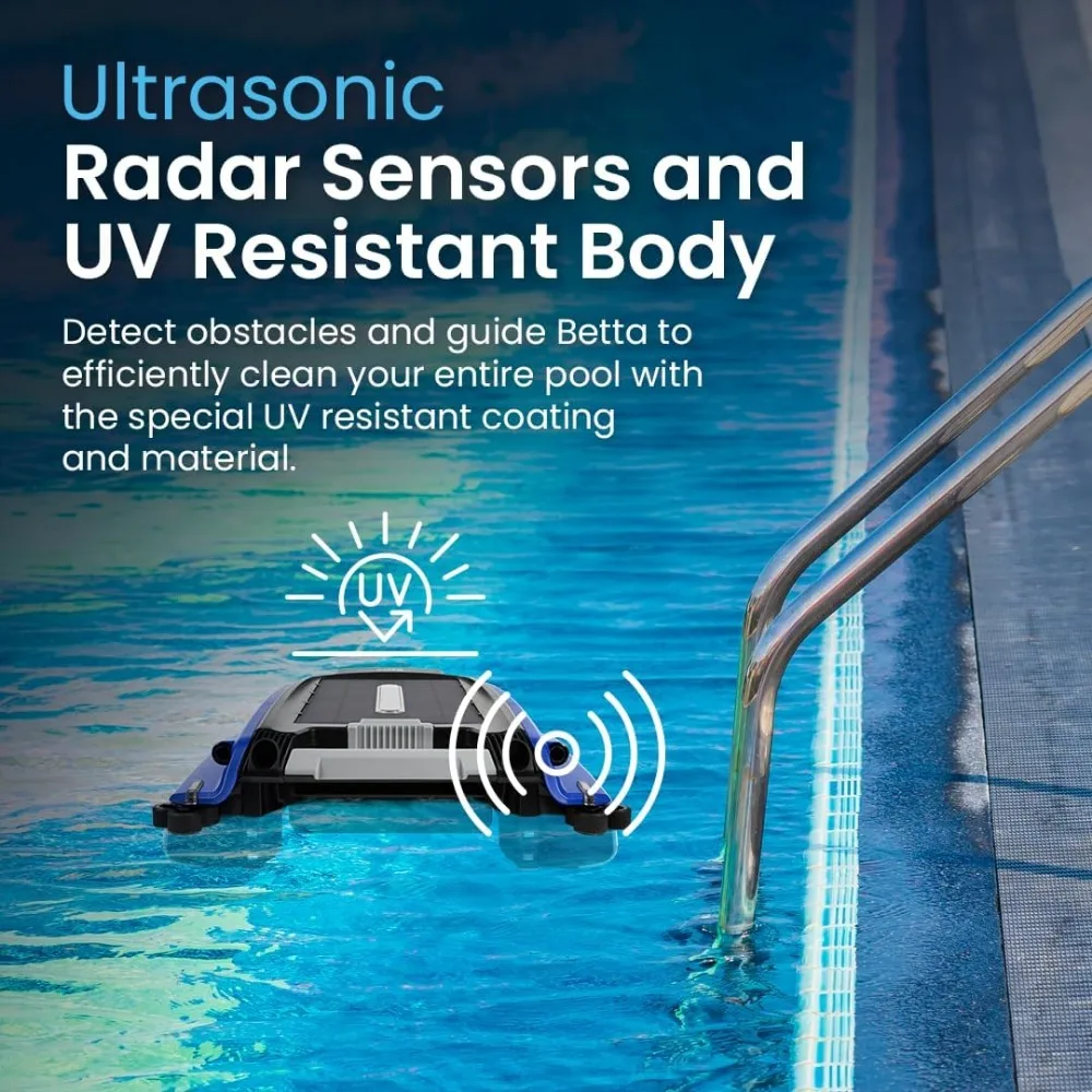 SE Solar Powered Automatic Robotic Pool Skimmer Cleaner with Enhanced Core Durability and Re-Engineered Twin