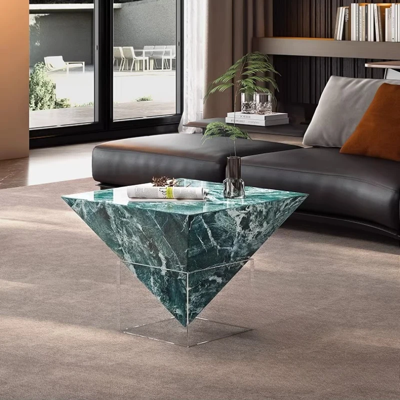 

Modern Marbles Coffee Tables Luxury High Quality Large Japanese Side Table Workstations Marble Stolik Kawowy Furniture For Home