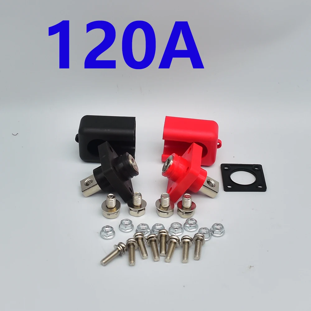 Square Full Copper Wire Column through Wall Type New Energy Storage Battery Terminal High Current 100A/120A/150A/200A/300A