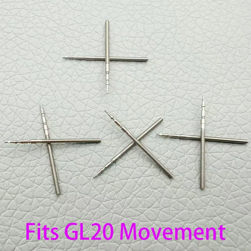 GL20 GL24 GL30 스틸 크라운 부품 크라운 시계 스틸 스템 키트 GL20 GL24 GL30 무브먼트 스템 시계 액세서리 무브먼트 부품