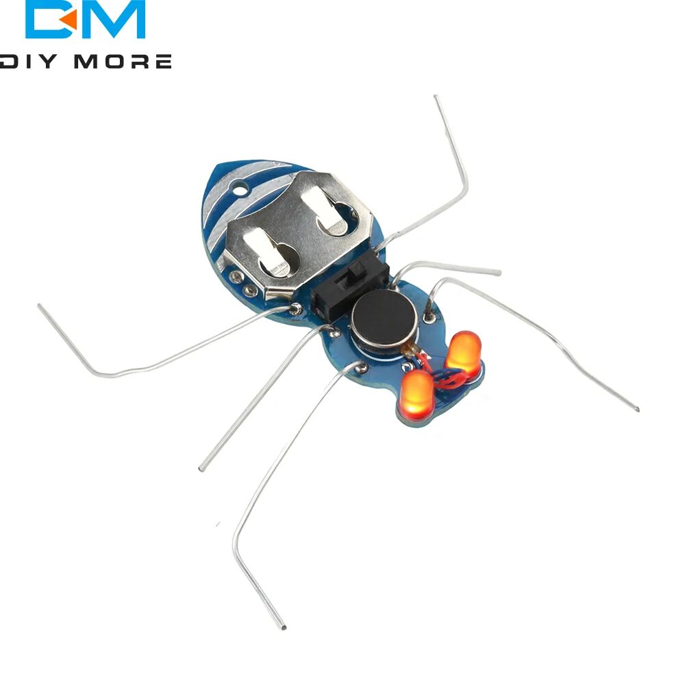 تدريب الطلاب DIY Kit Ant Soldering Kit DIY مشاريع الإلكترونيات LED ضوء المبتدئين تعلم مجموعة المرح الكهربائية #6