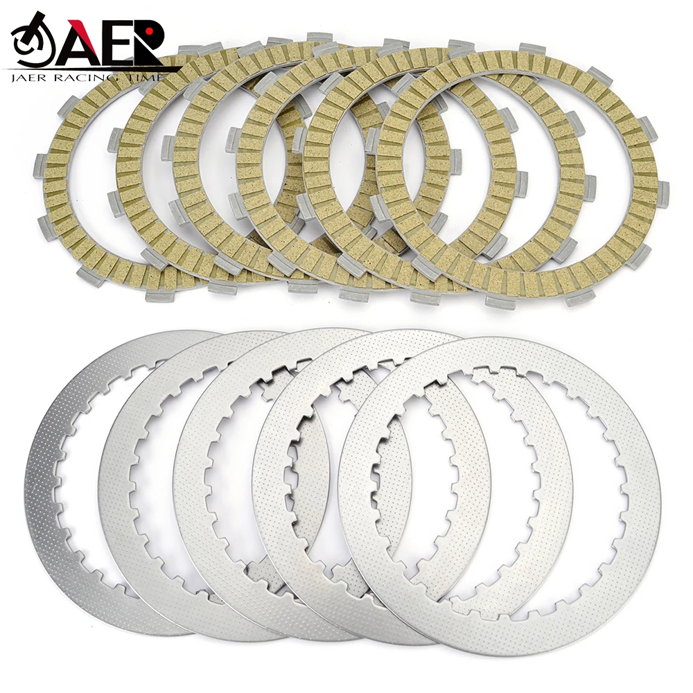 Clutch Friction Plates Steel Disc Kit for Honda CB500K CB550 CB550SC A CB650SC AC NIGHTHAWK 650 22201-KY2-000 22321-GHB-811