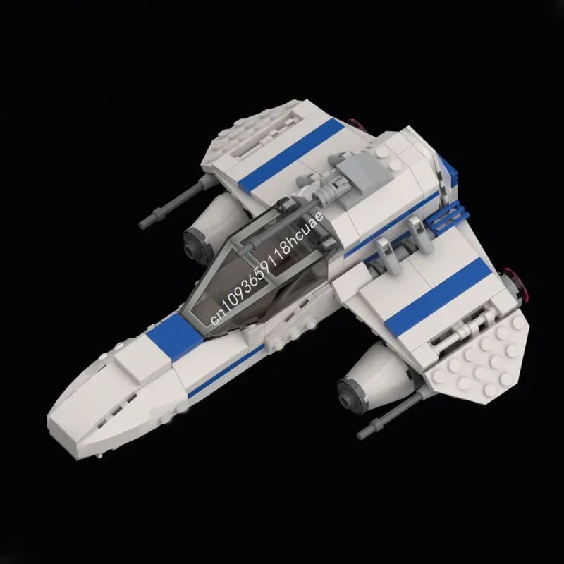 

187pcs MOC E Wing Chibi version Star Battle Model Christmas gifts Building blocks Architecture toy DIY Education Brick Kids