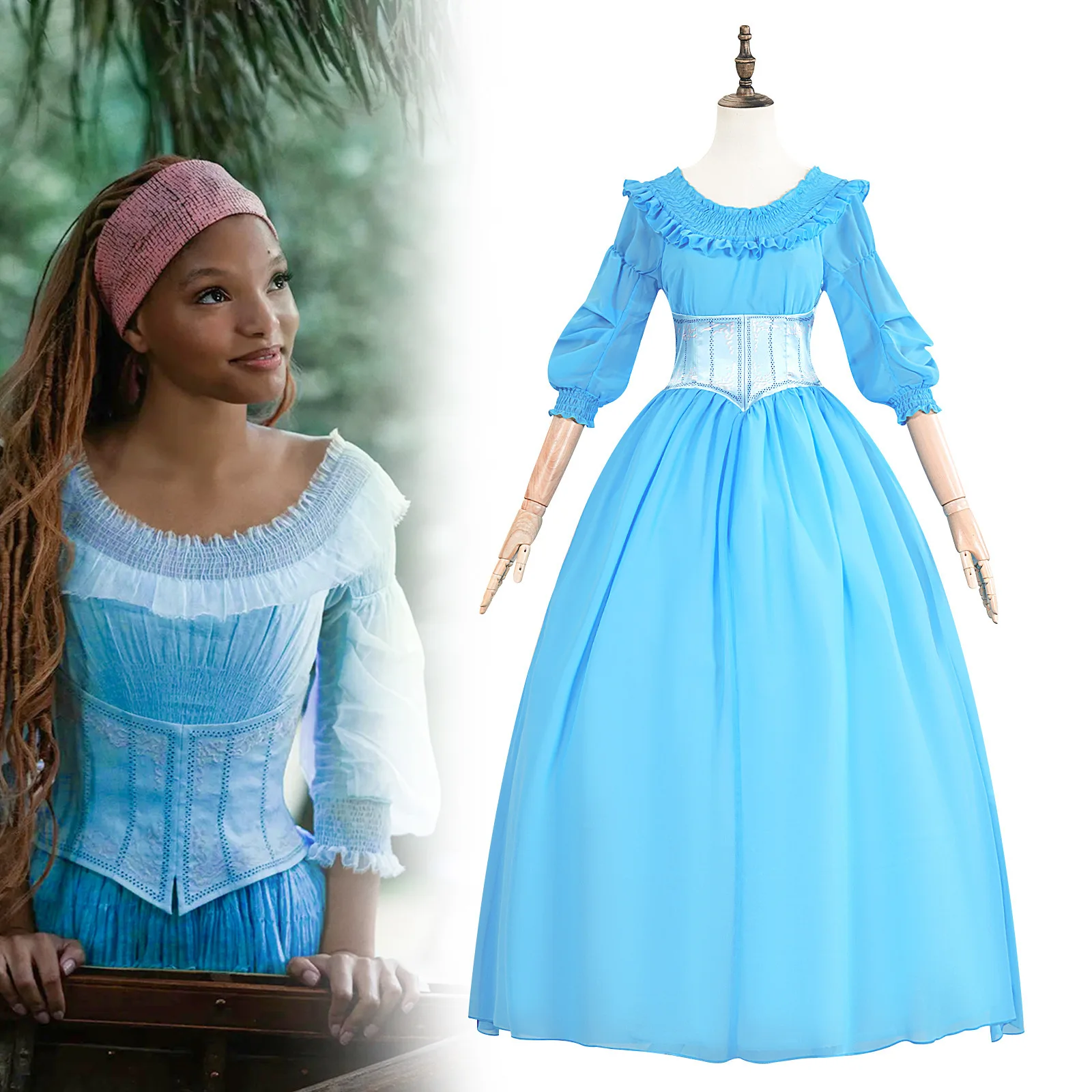 

The Little Mermaid Dress For Cosplay Stage Performance And Costume Play