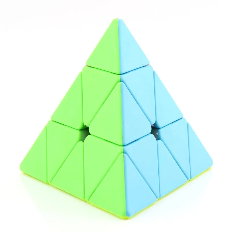 QYTOYS QiMing S2 3x3x3 Pyramid Magic Cube  QY Professional Neo Speed Twisty Puzzle Brain Teasers Antistress Educational Toys