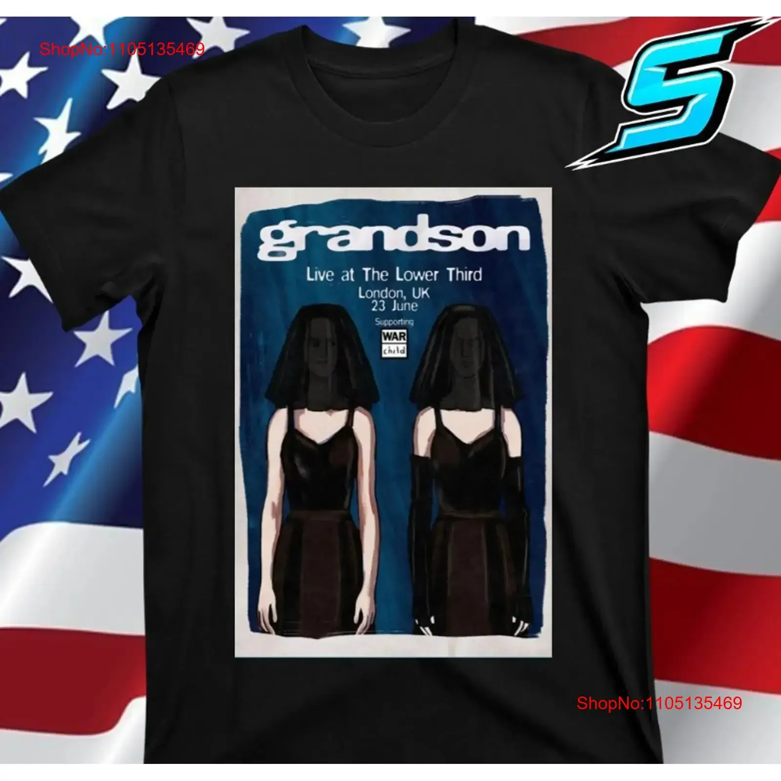 Grandson Live At The Lower Third London Uk June 23 2025 T Shirt vintage Washed Casual graphic designer clothes fashion