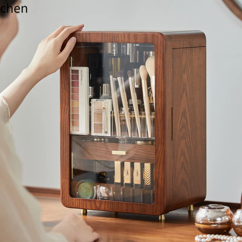 

DSA cosmetics storage box, dust-proof cosmetic case, desktop dresser, skin care product box, gift for girlfriend