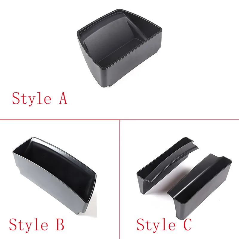 For Honda Pilot 2015-2022 ABS Black Car Center Control Storage Box Multifunctional Mobile Phone Tray Car Interior Accessories