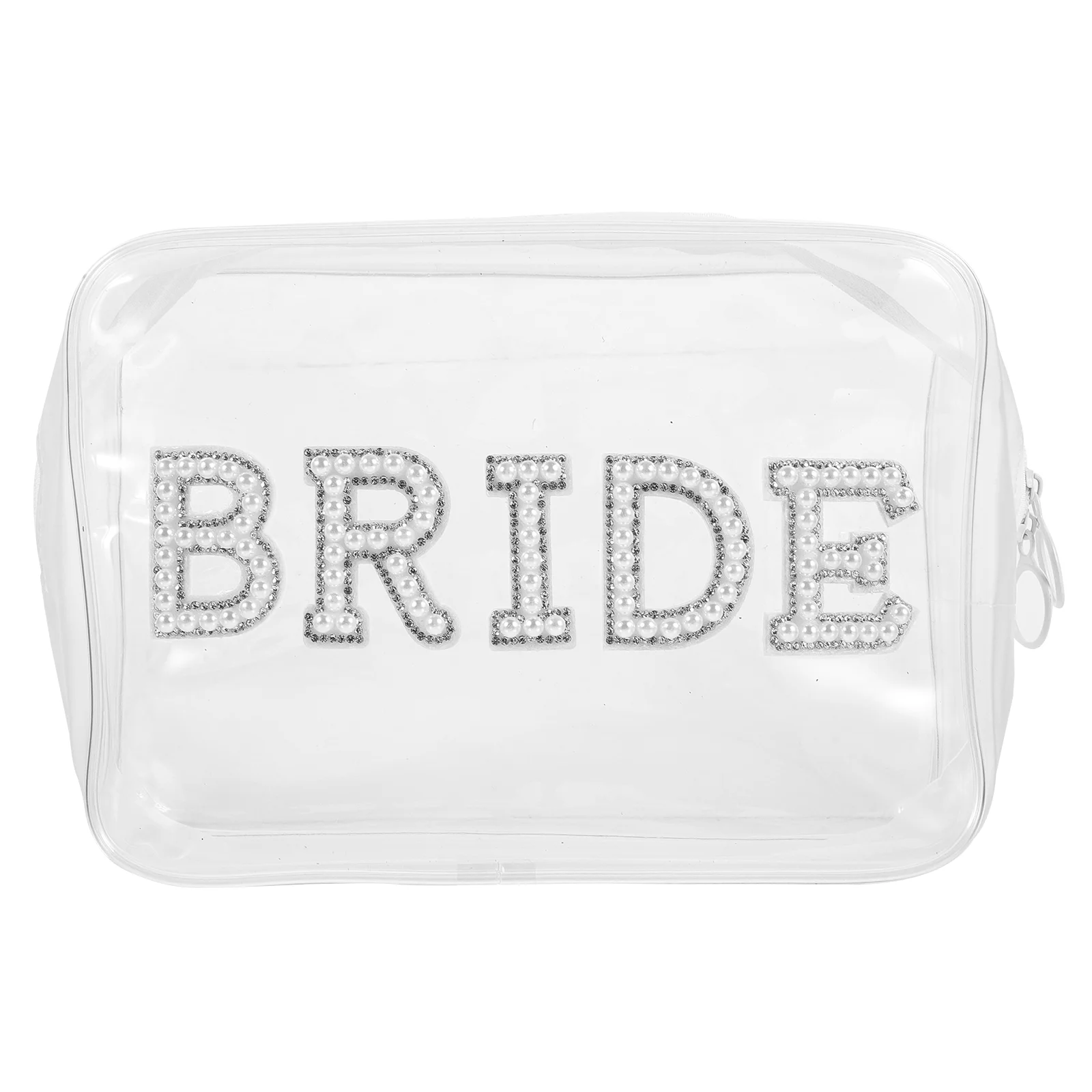 

Wedding Bride Emergency Kit PVC Makeup Bag Travel Practical Size Toiletries Essentials