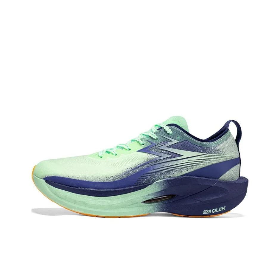 361 Cushioning Breathable Low top Running Shoes Men's Green Blue 572432228/