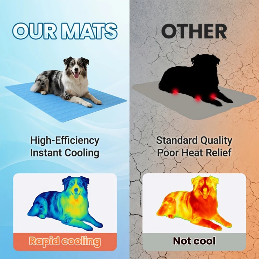 The Ultimate Cooling Pet Mat B - đánh giá và giá Cooling Blanket Hot Sleepers