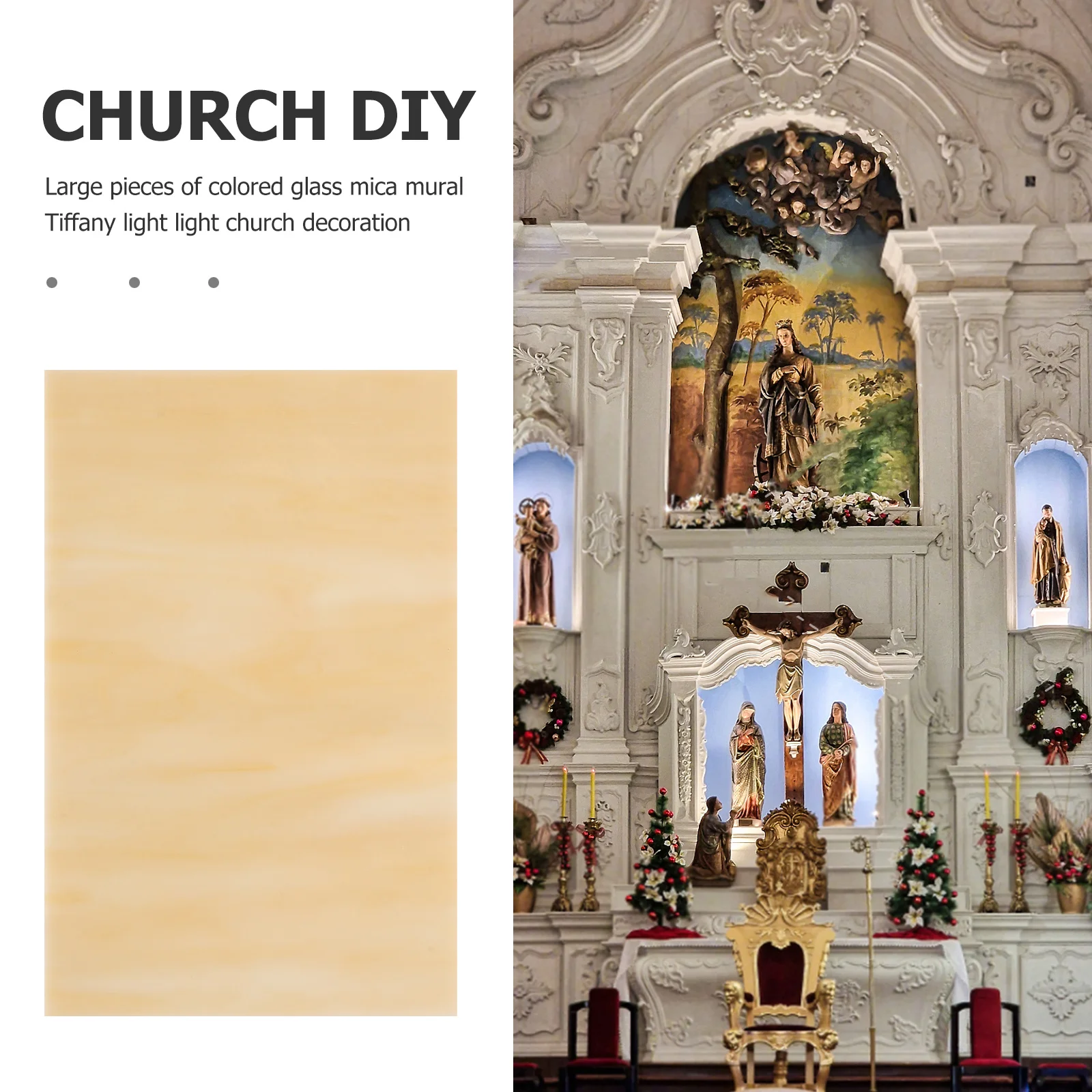 

Colorful Glass Pieces for DIY Decoration Craft Projects 1 Sheet Handmade Tile for Vase Making Garden Arts Stained Glass Paint