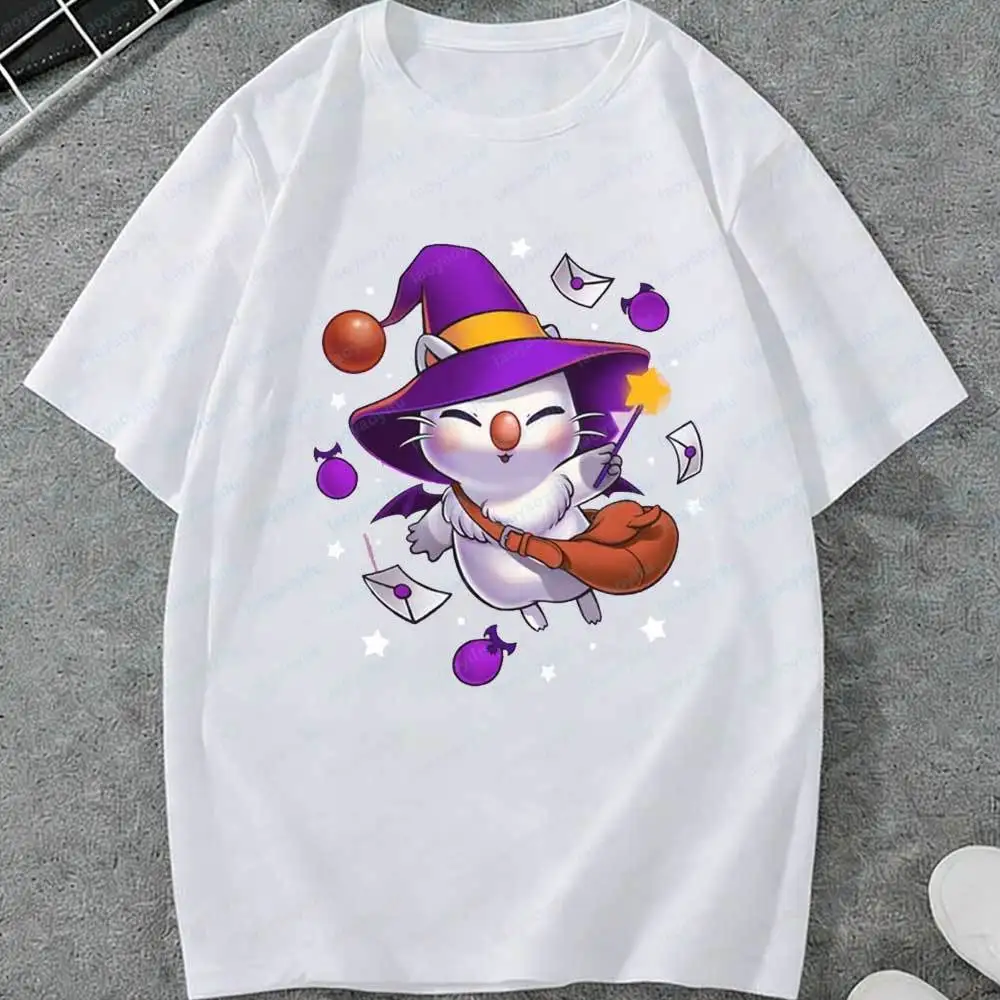 Witch Moogle Final Fantasy T-shirt Kupo Shirt Cute and Spooky Final Fantasy IX - FFXIV - FFVII Remake Tee Graphic T Shirts Tops