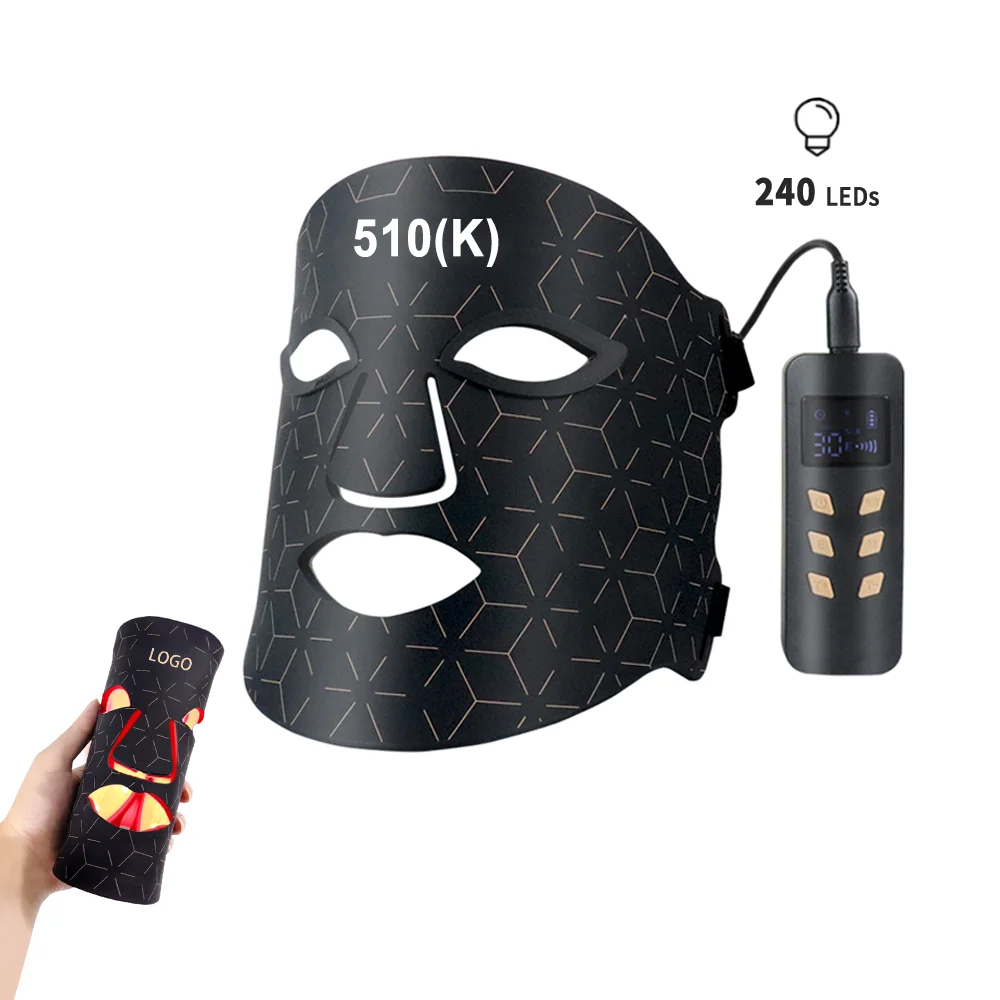 

ATV&UTVATV&UTVProfessional Led Light Therapy Mask Black Led Red Light Therapy 4 Colors Silicon Red Light Therapy Face Mask