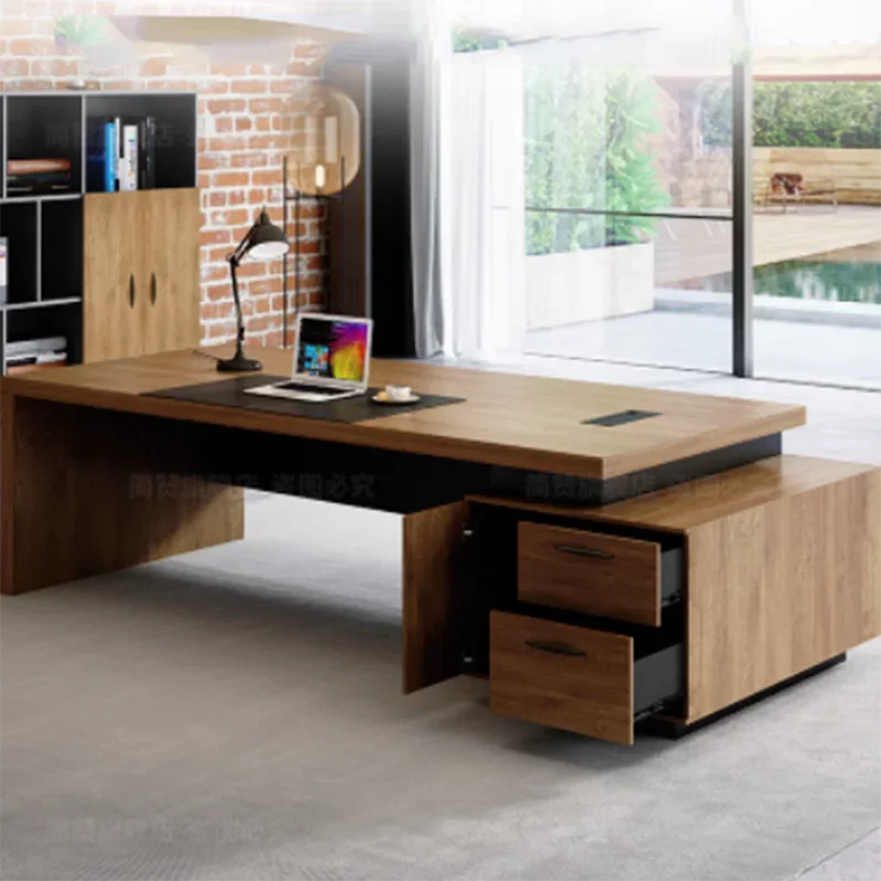 Organisateur de tiroirs bureau grand coin domestique écriture ordinateur bureau bureau ordinateur portable stockage maison Mesa Ordenador meubles