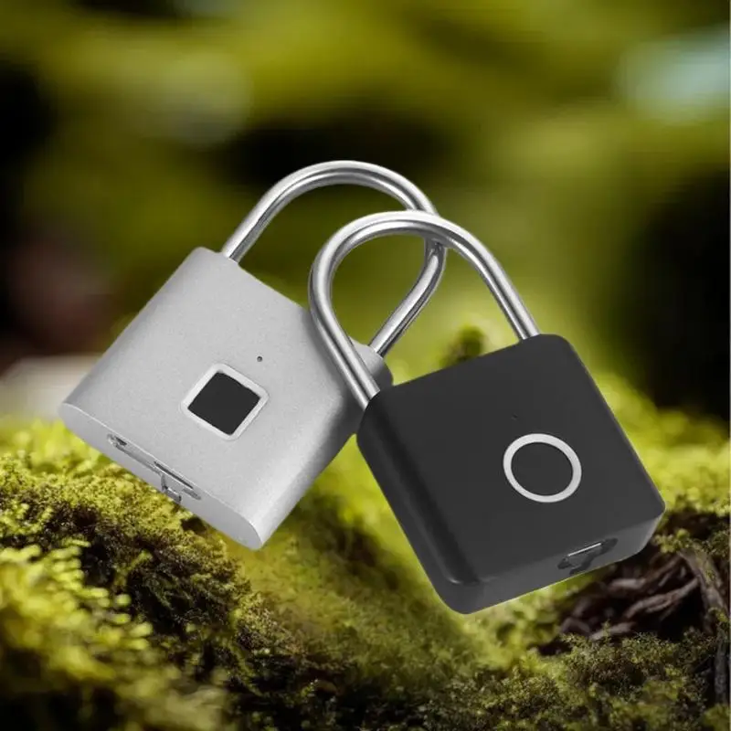 0.5초 잠금 해제 스마트 자물쇠, USB 충전, 방수, 열쇠 없음, 도난 방지 지문 도어 잠금 장치 세트