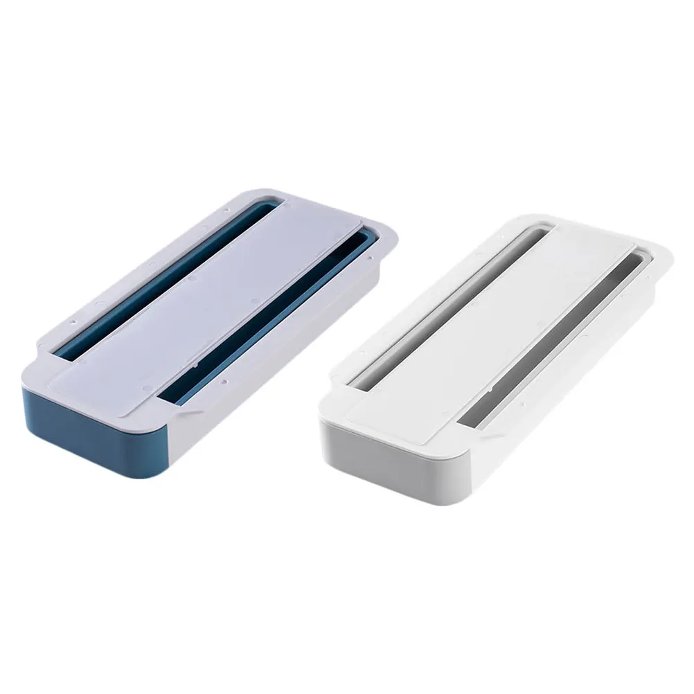 2 قطعة تحت المكتب صناديق تخزين مخفية ذاتية اللصق القرطاسية درج منظم حامل قلم للفصول الدراسية