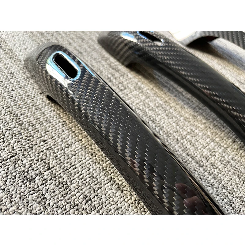 마칸 카이엔 외부 핸들용 신형 업그레이드 카본 파이버 도어 핸들 커버