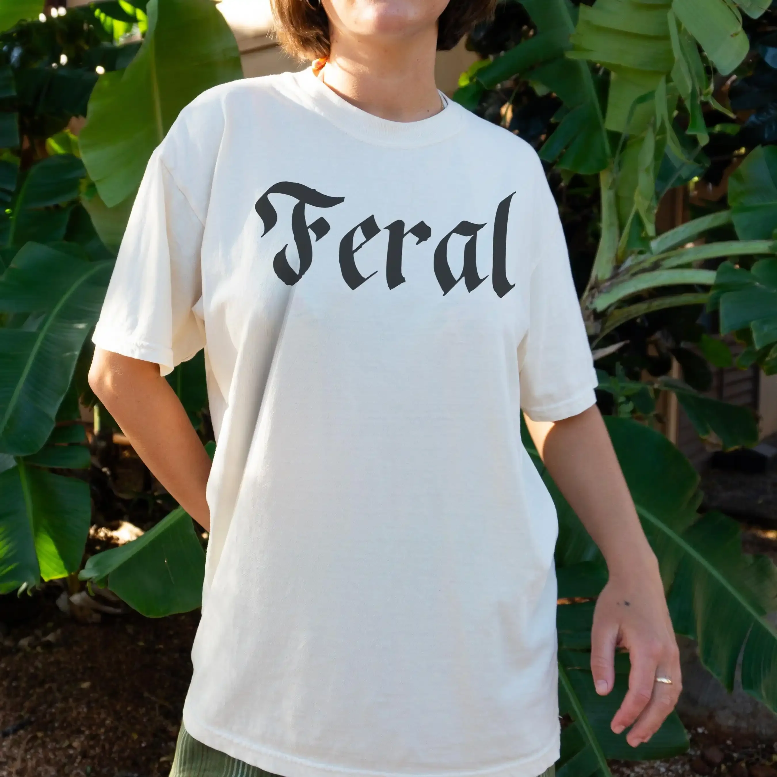 Feral T Shirt  Funny Era FeminisT Best Friend Sarcastic Unhinged Crewneck Cowgirl