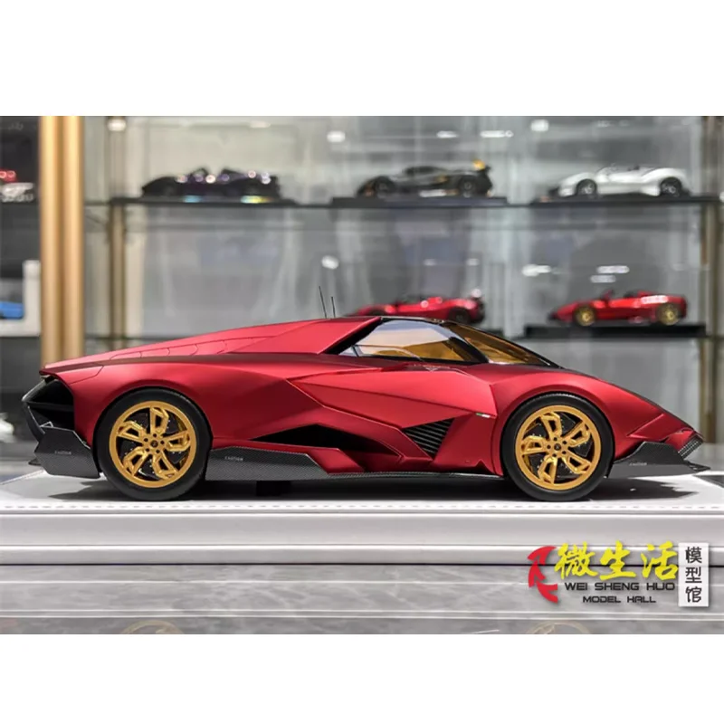 CE 1/18 Lamborghini Egoista Harzlegierung Spielzeug Kraftfahrzeug Druckguss Metallmodell Geschenke