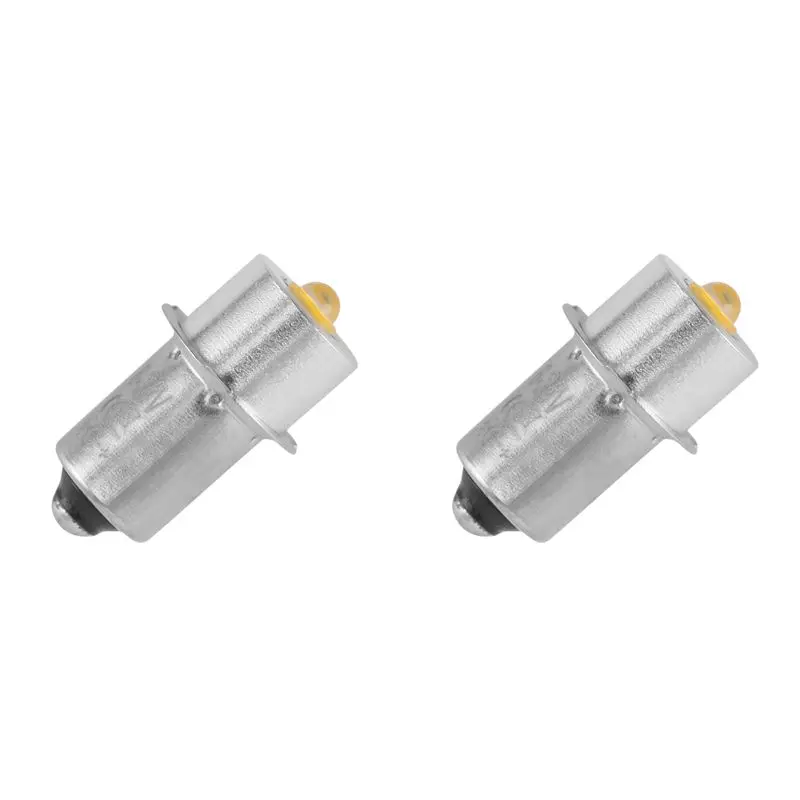 

A02M-2X Flashlight Bulb Metal LED Replacement Light Bulb Outdoor High Bright Hiking Camping Fishing 6-24V P13.5S