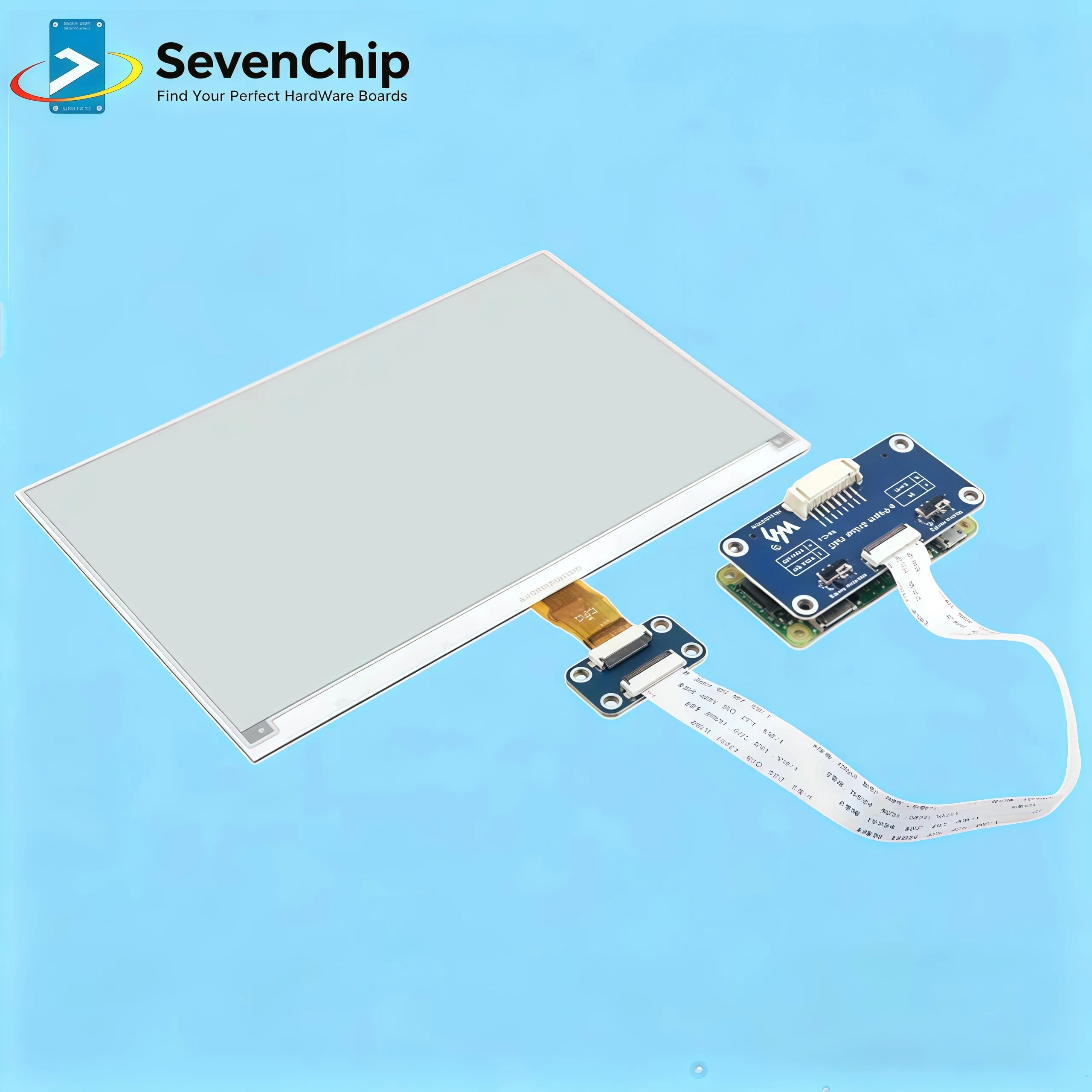 Raspberry Pi 4 New 7.5 Inch E-Ink HAT Black & White E-paper Display Support 800x480 SPI Communication