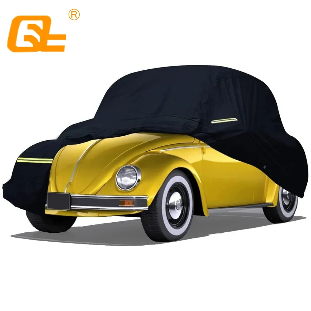 

Waterproof Car Cover for Volkswagen Beetle 1960-1980 All Weather Car Covers with Zipper Door for Snow Rain Dust Hail Protection