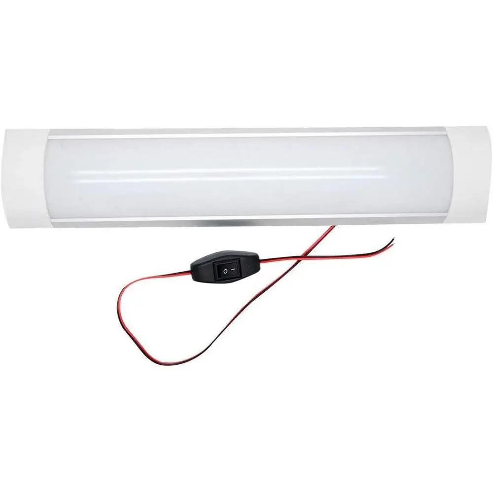 DC24V 10W LED Strip Lights Ceiling Light Interior Strip Lights Bar White Fit for various vehicles