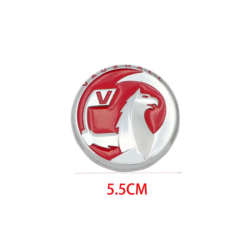 3D Metal Vauxhall Logo Car Fender Emblem Rear Tail Trunk Badge Stickers For Opel Corsa  Mokka Astra Cascada Adam Insignia Meriva