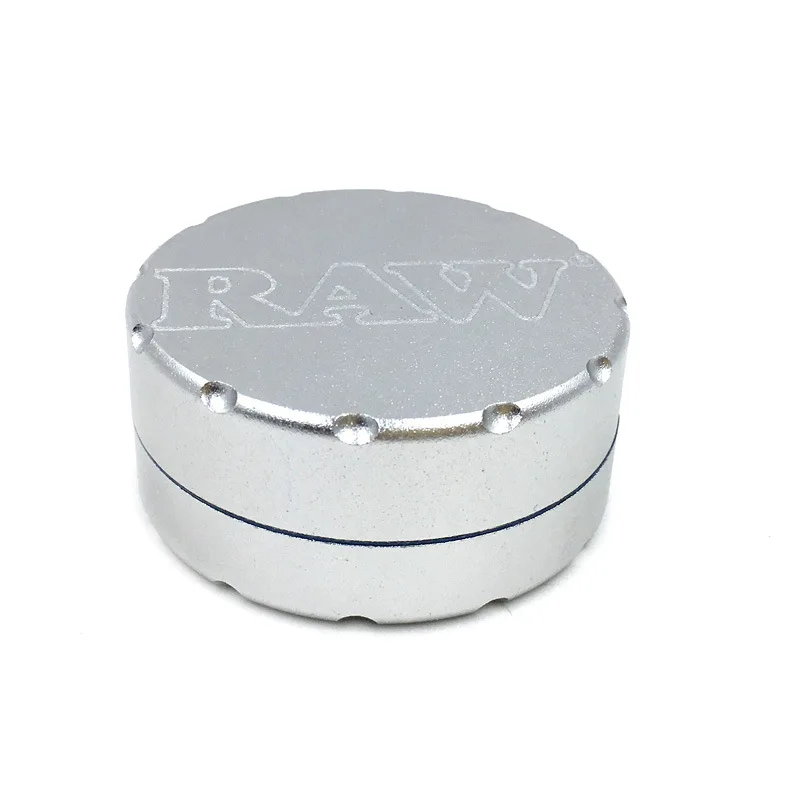 52MM Aluminum Alloy Herb Grinder Cigarette Mill 2 Layer Missing angle smoke Tobacco Grinder Smoking Accessories