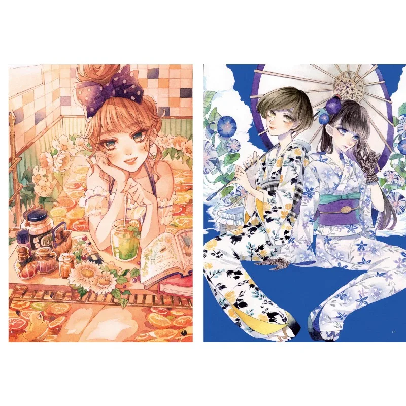 

Коллекция иллюстраций Lemon Scent Summer Lemon First Art Book: Ретро-иллюстрации в западном стиле, фэнтези-иллюстрации, манга, комиксы