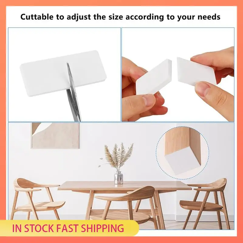 AA05 40Pcs Furniture Pads,EVA Foam Headboard Stoppers For Wall, 10Pcs (15Mm Thick)+10Pcs (5Mm Thick) Wall Protector