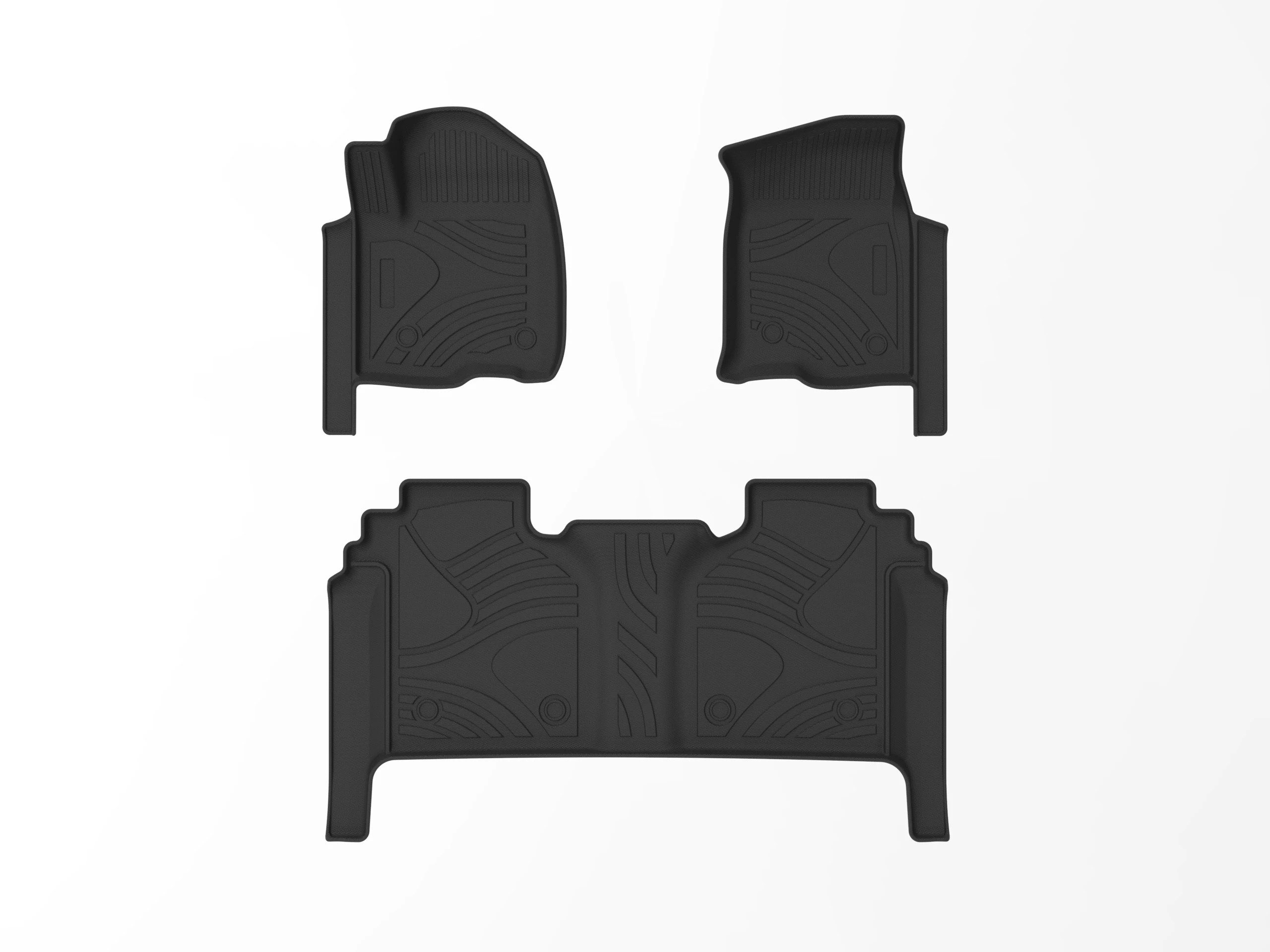 

Коврики TPE для Chevrolet SILVERADO-Crew Cab 2019-2023, резиновый автомобильный коврик, водонепроницаемые автомобильные аксессуары