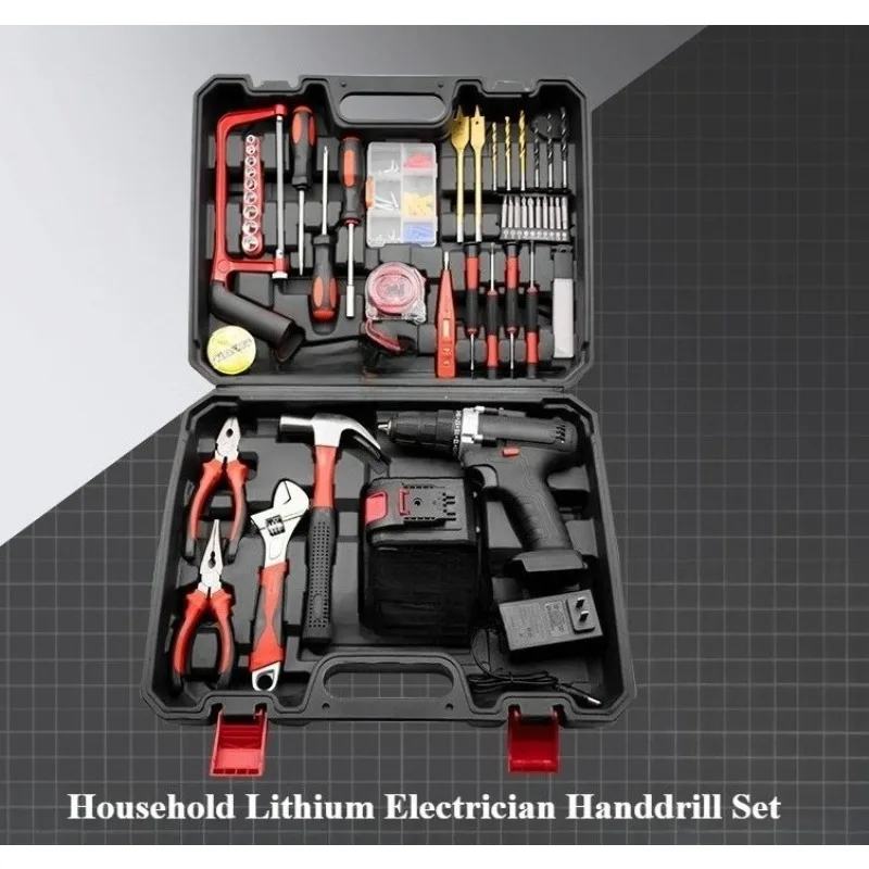 

Household Lithium Electrician Maintenance Hand Drill Screwdriver Multifunctional Hardware Tool