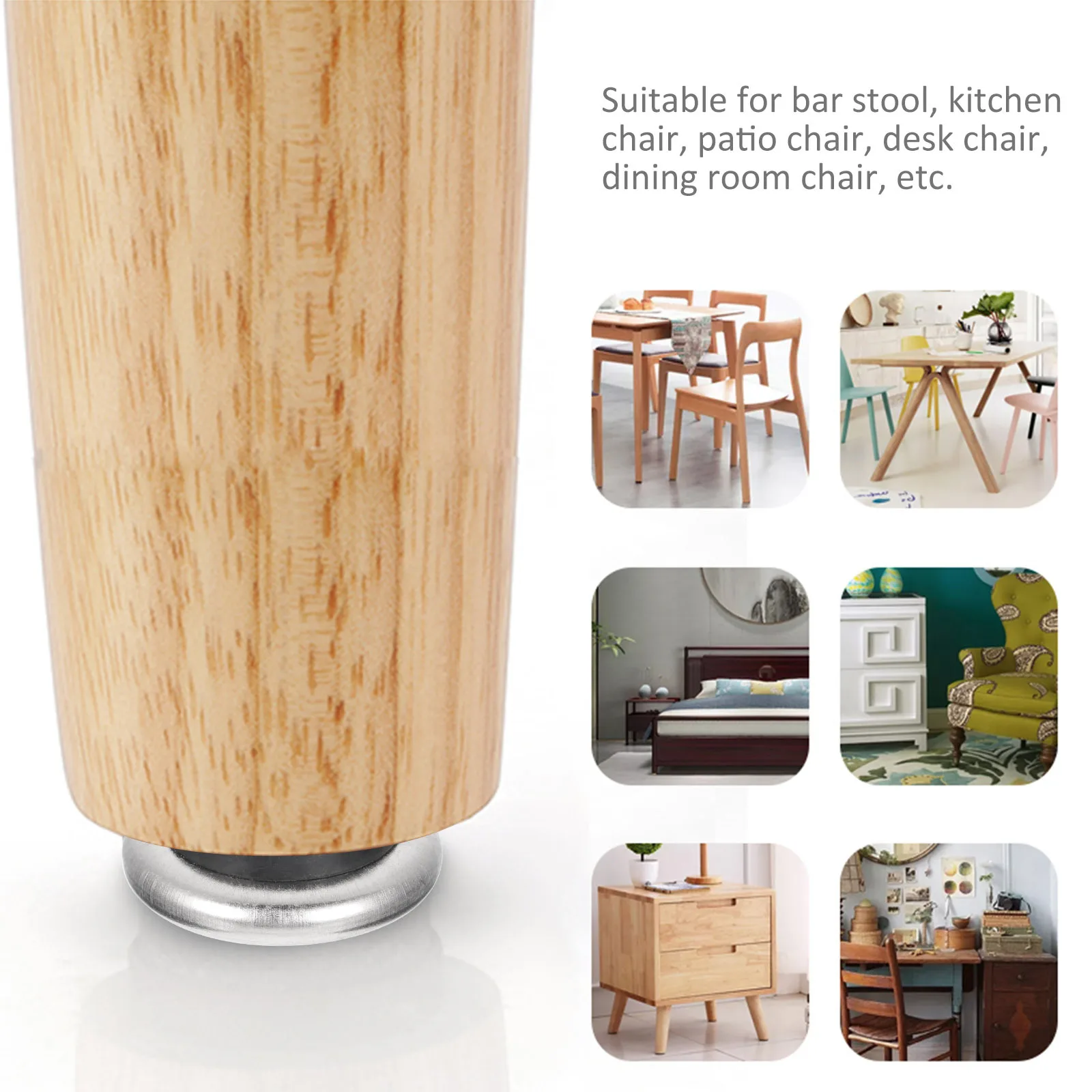 

20pcs Furniture Sliders 20 Pack Chair Glides Floor Protectors For Hardwood Tile Laminate Floors Furniture Pads Leg Caps Iron