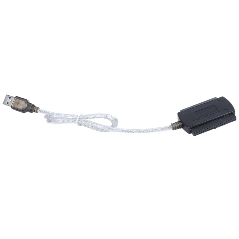 2X USB 2.03.52.5 IDE SATA Hard Disk Drive HDD Converter Cable Adapter Black