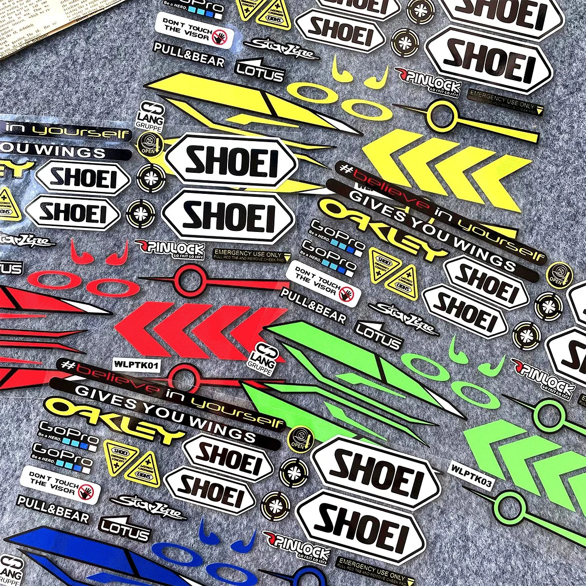 

Helmet Modification Lens Decorative Decals Stickers Motorcycle Reflective Stickers Waterproof Covering Scratches