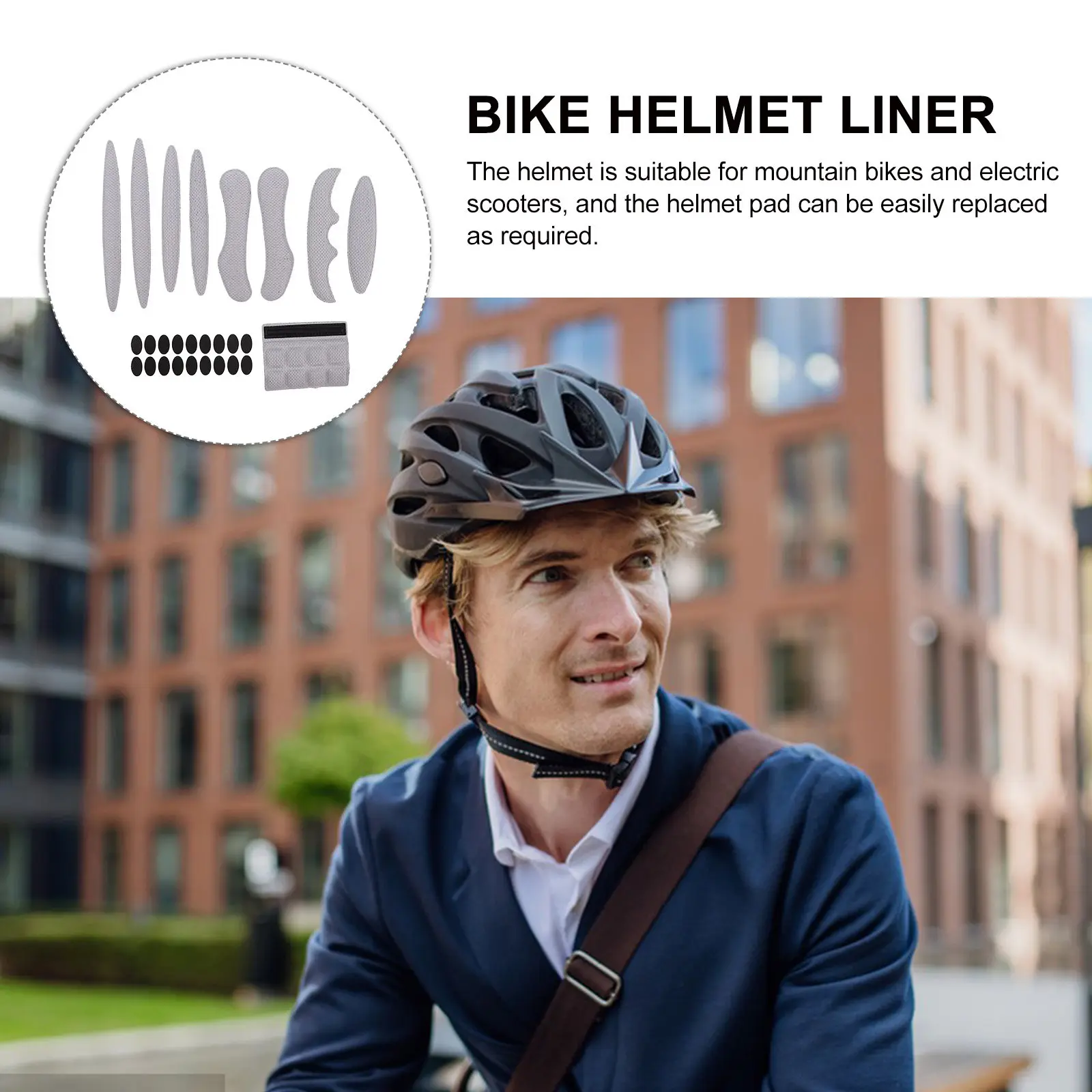 

Универсальные комфортные вставки-подушечки из губчатого материала для велосипедов, мотоциклов, электросамокатов, сноубордов, хоккея – защитные сменные элементы